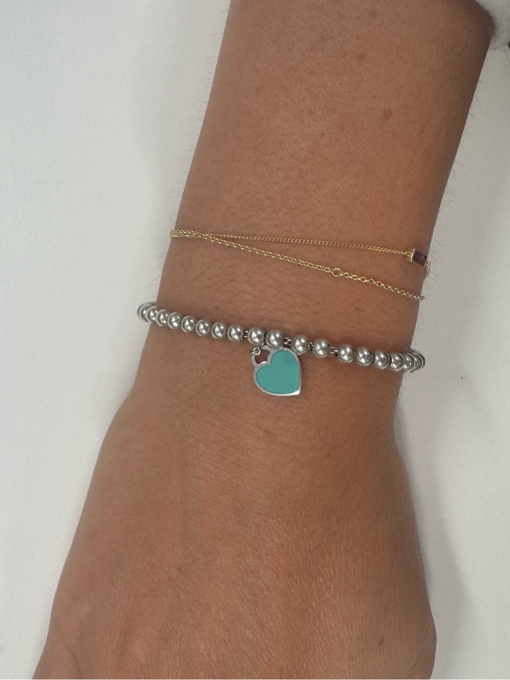 Tiffany Blue Heart Tag Bracelet - Picture 3 of 7